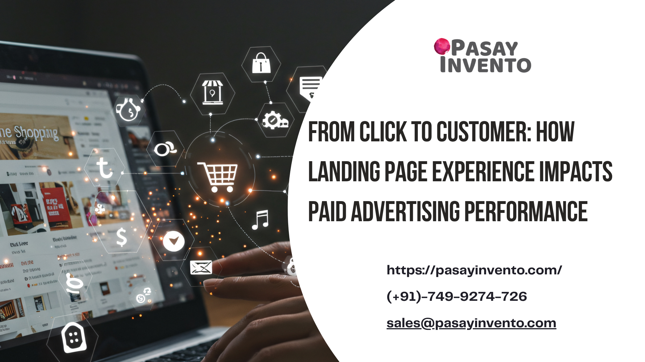 Landing page optimization for improving paid advertising performance